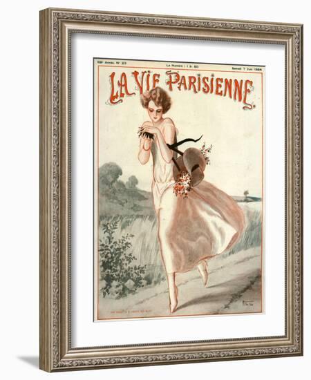 La Vie Parisienne, A Vallee, 1924, France-null-Framed Giclee Print