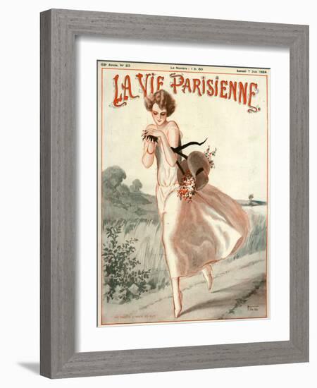 La Vie Parisienne, A Vallee, 1924, France-null-Framed Giclee Print