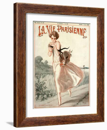 La Vie Parisienne, A Vallee, 1924, France-null-Framed Giclee Print