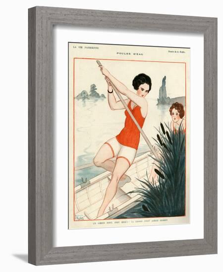 La Vie Parisienne, A Vallee, 1924, France-null-Framed Giclee Print