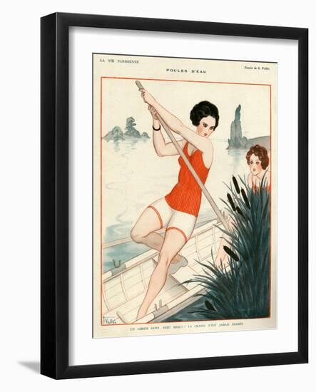 La Vie Parisienne, A Vallee, 1924, France-null-Framed Giclee Print