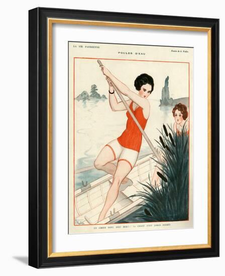 La Vie Parisienne, A Vallee, 1924, France-null-Framed Giclee Print