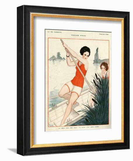 La Vie Parisienne, A Vallee, 1924, France-null-Framed Giclee Print