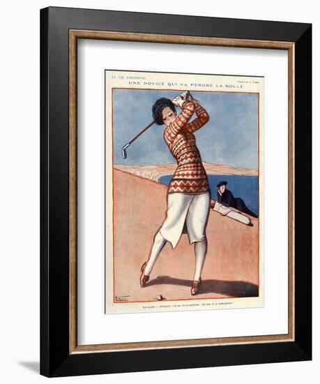 La Vie Parisienne, A Vallee, 1924, France-null-Framed Giclee Print