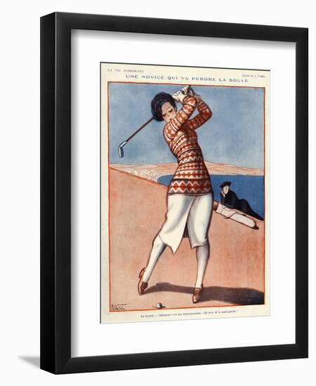 La Vie Parisienne, A Vallee, 1924, France-null-Framed Giclee Print