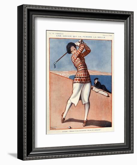 La Vie Parisienne, A Vallee, 1924, France-null-Framed Giclee Print