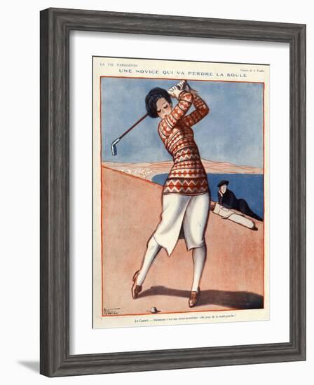 La Vie Parisienne, A Vallee, 1924, France-null-Framed Giclee Print