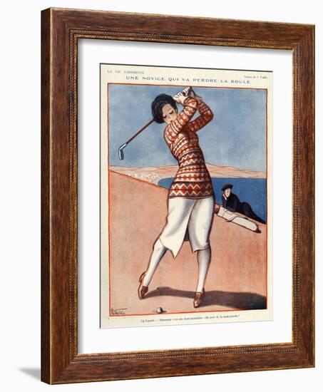 La Vie Parisienne, A Vallee, 1924, France-null-Framed Giclee Print