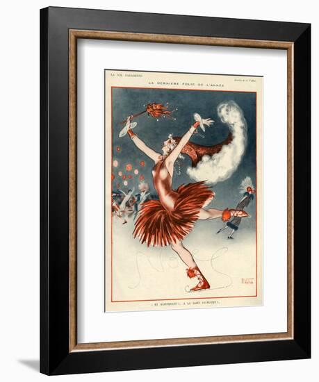 La Vie Parisienne, A Vallee, 1924, France-null-Framed Giclee Print