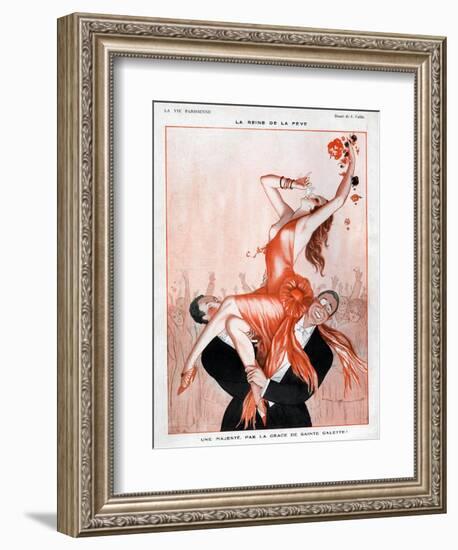 La Vie Parisienne, A Vallee, France-null-Framed Giclee Print