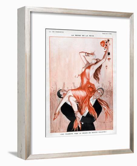 La Vie Parisienne, A Vallee, France-null-Framed Premium Giclee Print