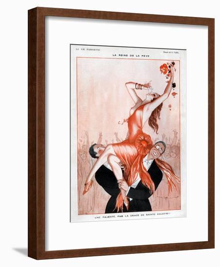 La Vie Parisienne, A Vallee, France-null-Framed Premium Giclee Print