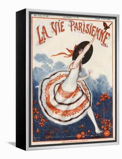 La Vie Parisienne, Armand Vallee, 1922, France-null-Framed Premier Image Canvas