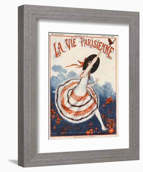 La Vie Parisienne, Armand Vallee, 1922, France-null-Framed Premium Giclee Print