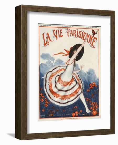La Vie Parisienne, Armand Vallee, 1922, France-null-Framed Premium Giclee Print