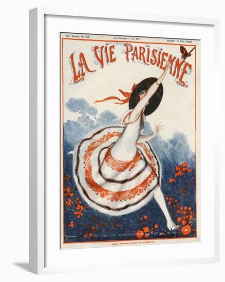 La Vie Parisienne, Armand Vallee, 1922, France-null-Framed Giclee Print