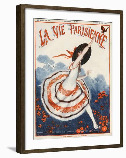 La Vie Parisienne, Armand Vallee, 1922, France-null-Framed Giclee Print