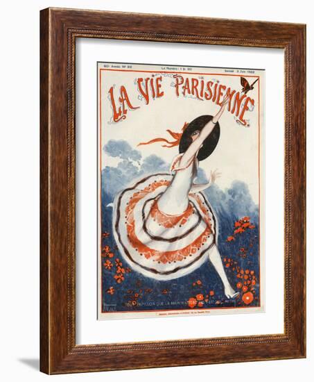 La Vie Parisienne, Armand Vallee, 1922, France-null-Framed Giclee Print