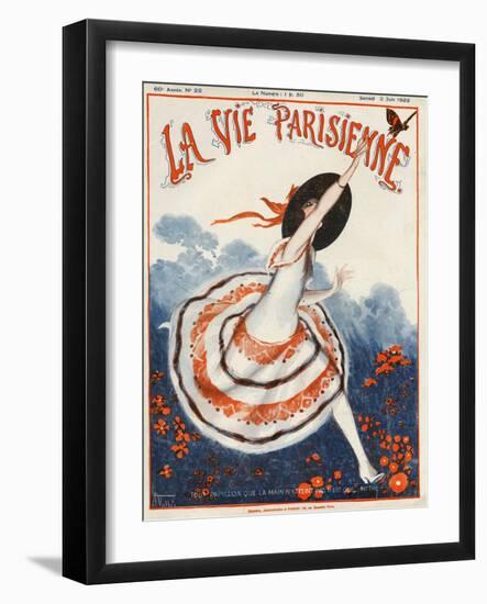 La Vie Parisienne, Armand Vallee, 1922, France-null-Framed Giclee Print