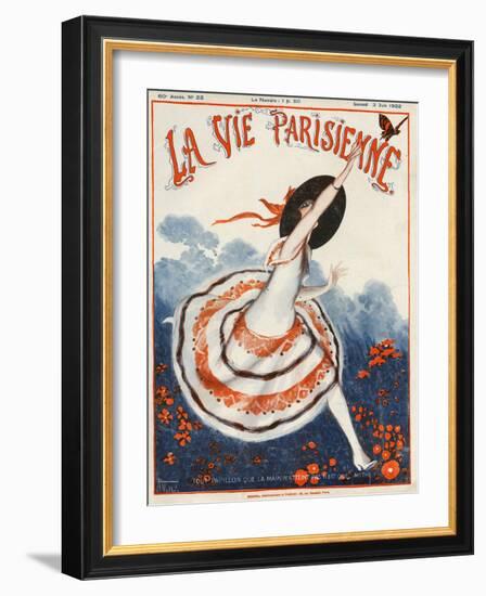 La Vie Parisienne, Armand Vallee, 1922, France-null-Framed Giclee Print