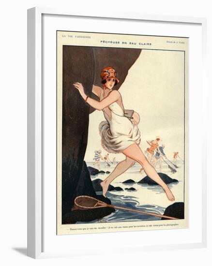 La Vie Parisienne, Armand Vallee, 1923, France-null-Framed Giclee Print