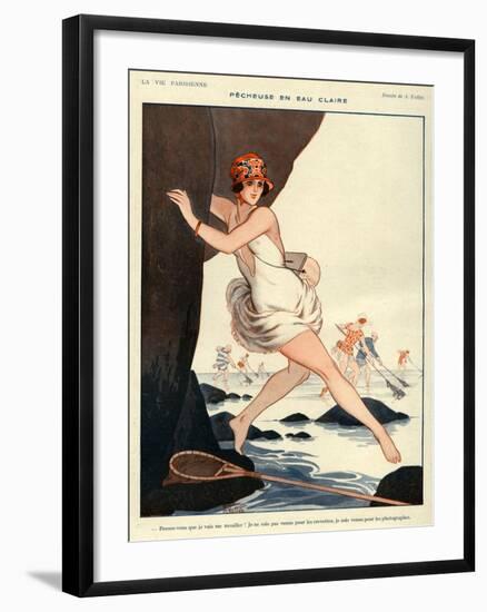 La Vie Parisienne, Armand Vallee, 1923, France-null-Framed Giclee Print