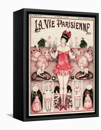 La Vie Parisienne, Armand Vallee, 1924, France-null-Framed Premier Image Canvas