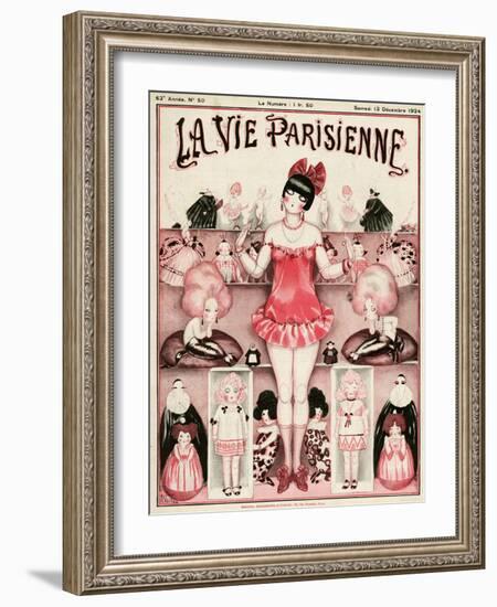 La Vie Parisienne, Armand Vallee, 1924, France-null-Framed Giclee Print