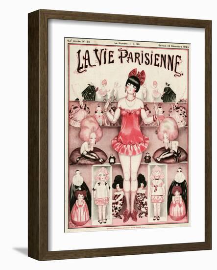 La Vie Parisienne, Armand Vallee, 1924, France-null-Framed Giclee Print