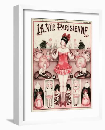 La Vie Parisienne, Armand Vallee, 1924, France-null-Framed Giclee Print