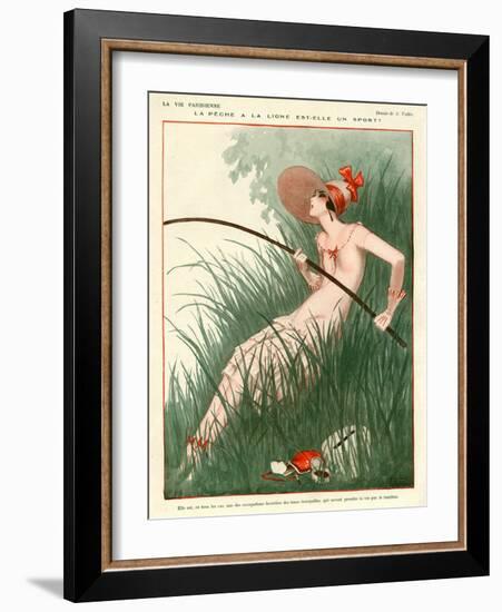 La Vie Parisienne, Armand Vallee, 1924, France-null-Framed Giclee Print