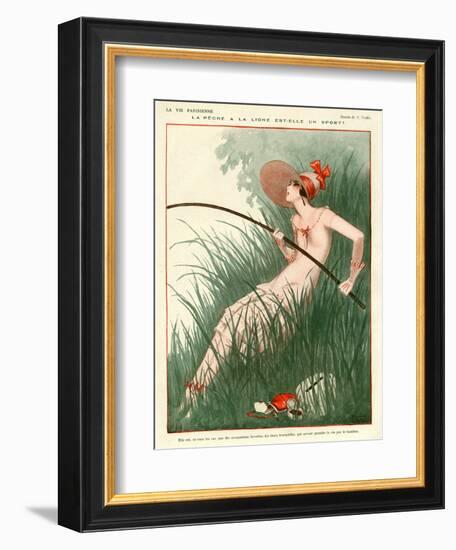 La Vie Parisienne, Armand Vallee, 1924, France-null-Framed Giclee Print