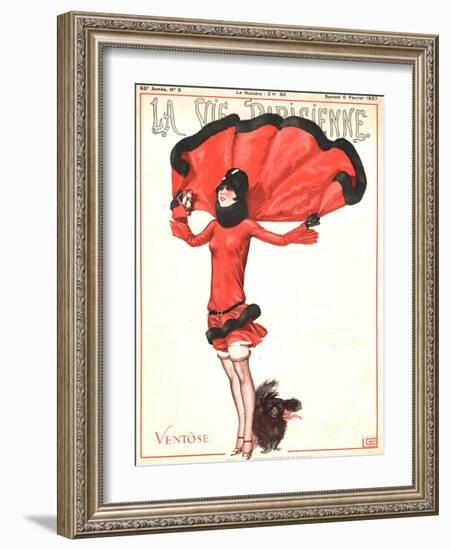 La Vie Parisienne, Art Deco Magazine, France, 1927-null-Framed Giclee Print