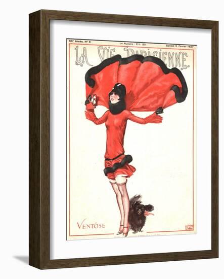 La Vie Parisienne, Art Deco Magazine, France, 1927-null-Framed Giclee Print