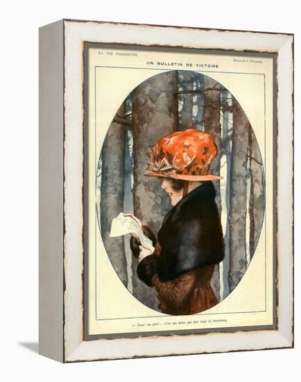 La Vie Parisienne, C Herouard, 1918, France-null-Framed Premier Image Canvas