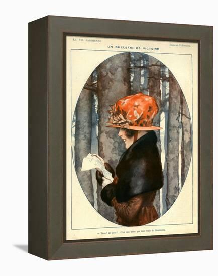 La Vie Parisienne, C Herouard, 1918, France-null-Framed Premier Image Canvas