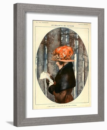 La Vie Parisienne, C Herouard, 1918, France-null-Framed Giclee Print