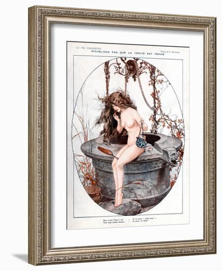 La Vie Parisienne, C Herouard, 1920, France-null-Framed Giclee Print