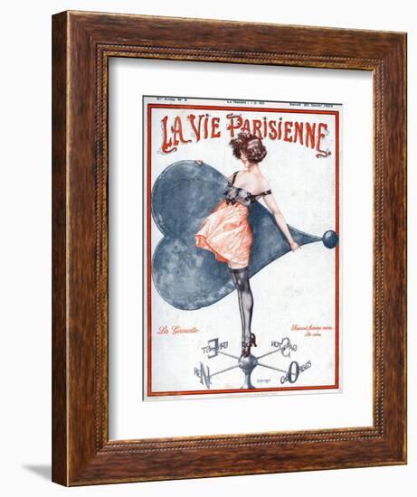 La Vie Parisienne, C Herouard, 1923, France-null-Framed Premium Giclee Print