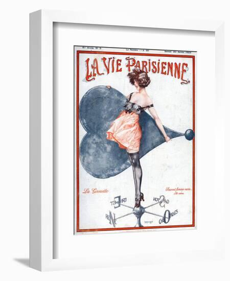 La Vie Parisienne, C Herouard, 1923, France-null-Framed Premium Giclee Print