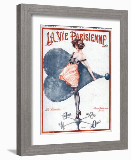 La Vie Parisienne, C Herouard, 1923, France-null-Framed Giclee Print