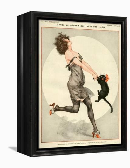 La Vie Parisienne, C Herouard, 1923, France-null-Framed Premier Image Canvas