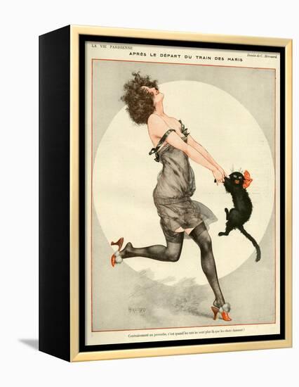 La Vie Parisienne, C Herouard, 1923, France-null-Framed Premier Image Canvas