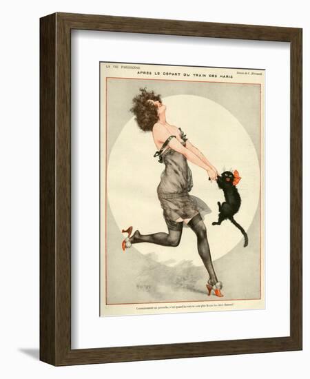 La Vie Parisienne, C Herouard, 1923, France-null-Framed Premium Giclee Print