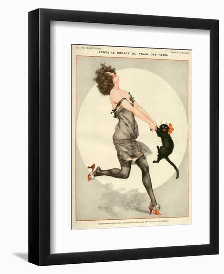 La Vie Parisienne, C Herouard, 1923, France-null-Framed Premium Giclee Print