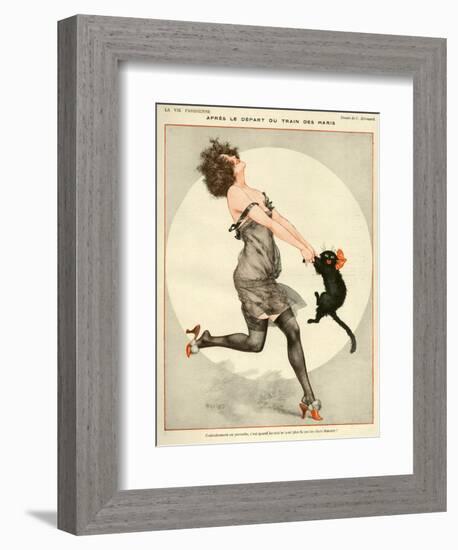 La Vie Parisienne, C Herouard, 1923, France-null-Framed Giclee Print