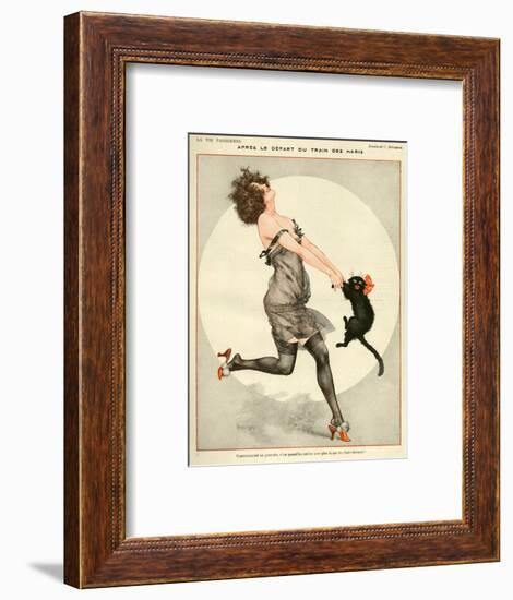 La Vie Parisienne, C Herouard, 1923, France-null-Framed Giclee Print