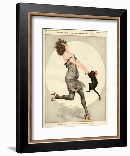 La Vie Parisienne, C Herouard, 1923, France-null-Framed Giclee Print