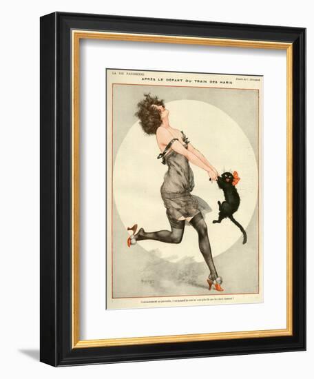 La Vie Parisienne, C Herouard, 1923, France-null-Framed Giclee Print