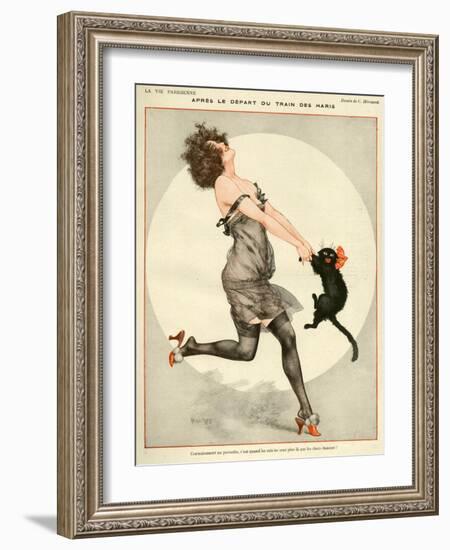 La Vie Parisienne, C Herouard, 1923, France-null-Framed Giclee Print